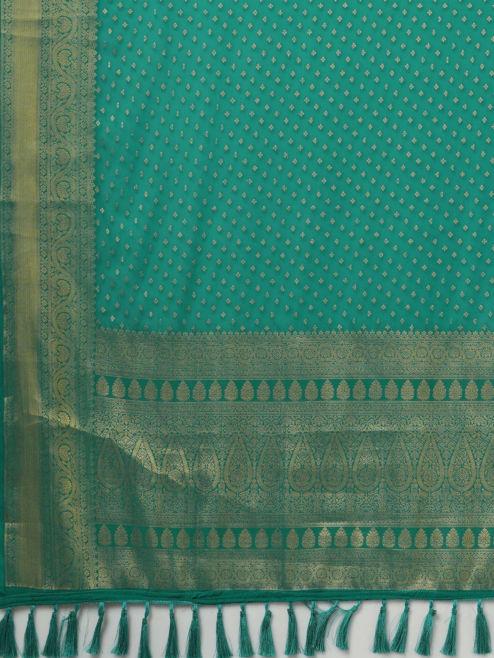 Teal Blue Designer Saree: Indian Wedding Sarees Online