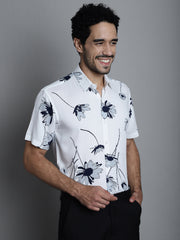 Men's Floral Styled Printed Formal Shirts