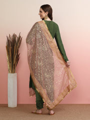 Tie-Up Neck Regular Sleeves Straight Kurta Set-AHKICHDU-COMBO-990
