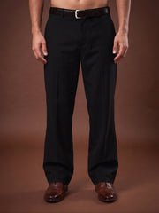 Men Straight Fit Korean Pants ( JFGP 305Black  )