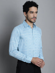 Men's Geomatric Printed Formal Styled Shirts