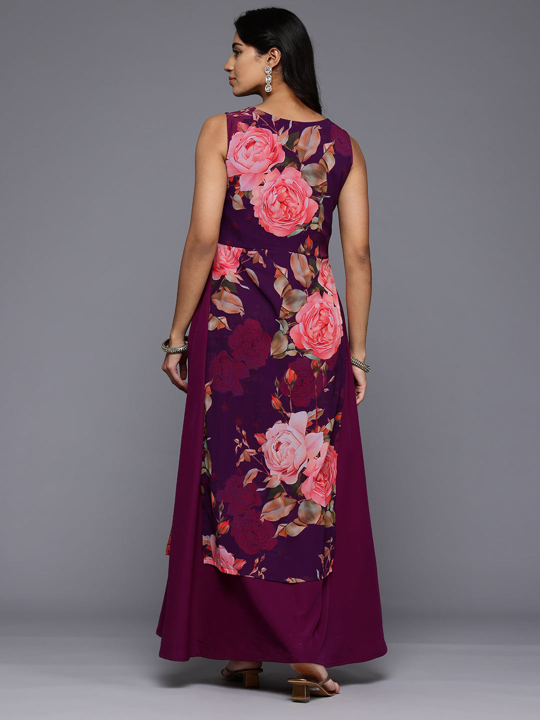 Floral Maxi Gown - Elegant Indian Dresses Online for Women