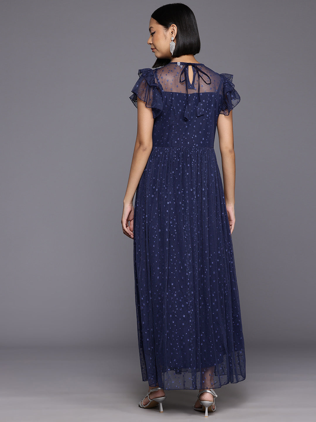 Star Embellished Maxi Dress - Indian Dresses Online