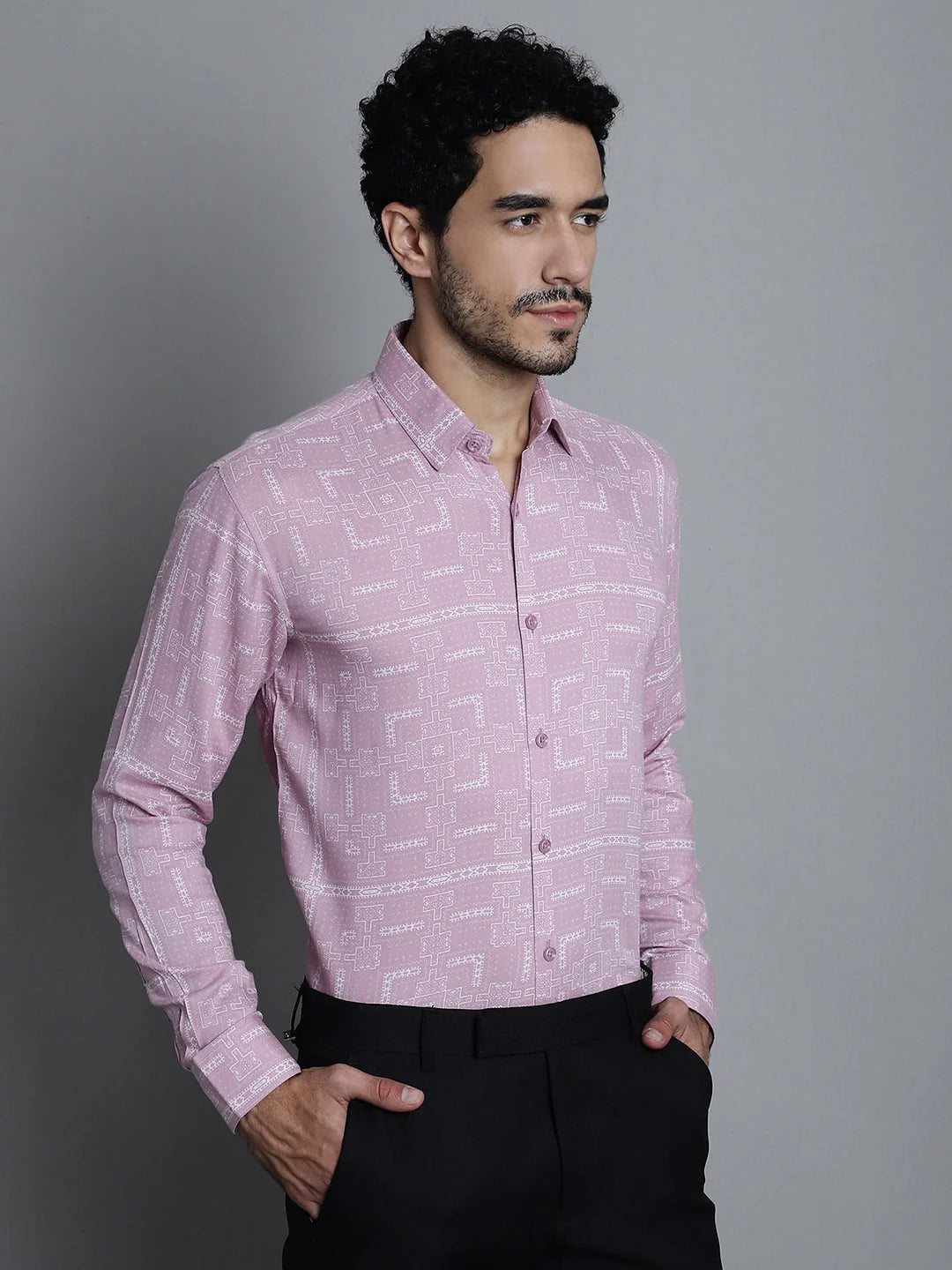 Geometric Printed Formal Shirts for Men | Shop Mens Shirt