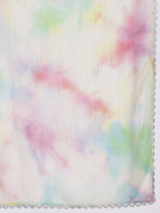 White Floral Printed Gotta Patti Pure Cotton Kurta With Palazzos & Dupatta-AHKUDUPZ-COMBO-706