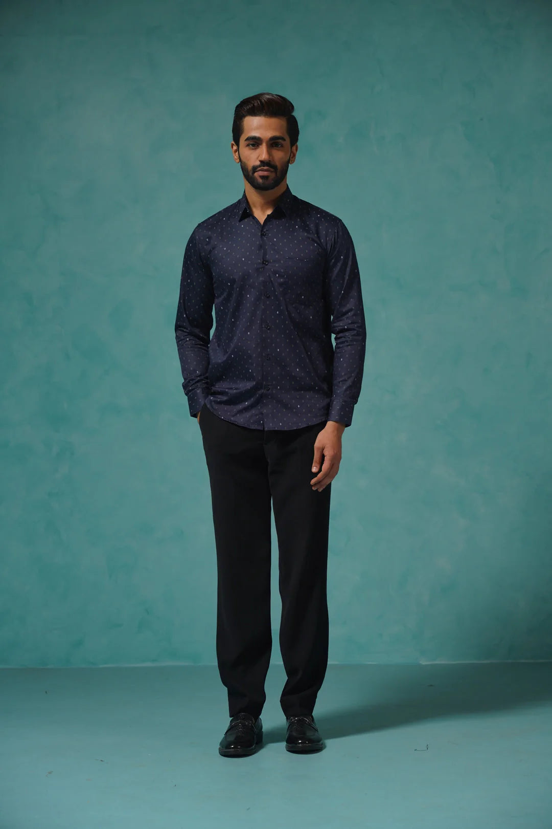 Printed Casual Shirt-SF 906 | Cotton Mens Shirt