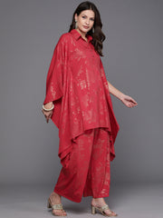 Women Floral Printed Tunic with Palazzos-AHTUPZ-COMBO-800