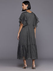 Women Self Design A Line Dress-AHDRCFGL-2