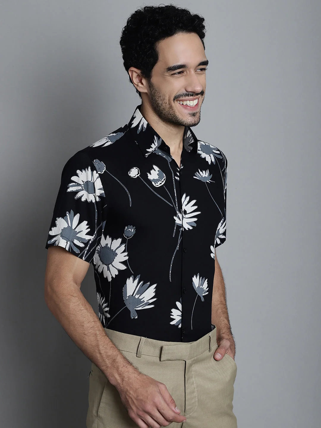 Men's Floral Printed Formal Shirts - Stylish Mens Shirt Designs