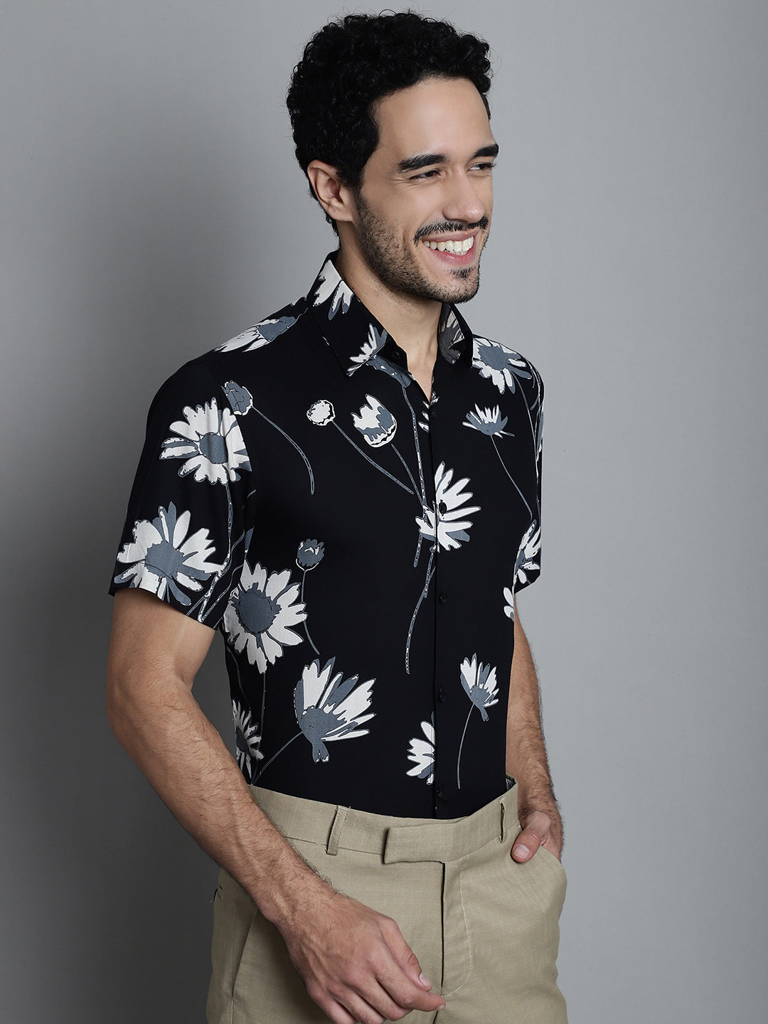 Men's Floral Printed Formal Shirts - Stylish Mens Shirt Designs