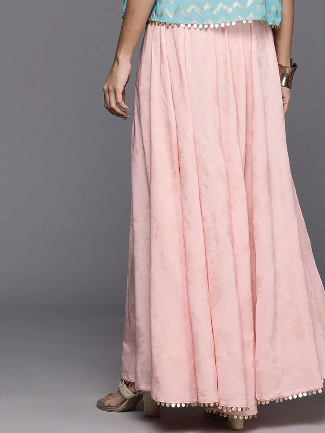 Floral Printed Maxi Skirt | Long Ethnic Skirts for Women