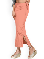 Women's Peach Lycra High Rise Saree Shapewear-5-PL-PEACH