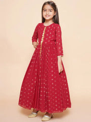 Girls Traditional Wear Ethnic Dress-53K-KDEDGRFP