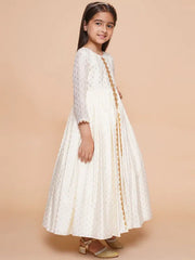 Girls Traditional Wear Ethnic Dress-56K-KDEDCHGP
