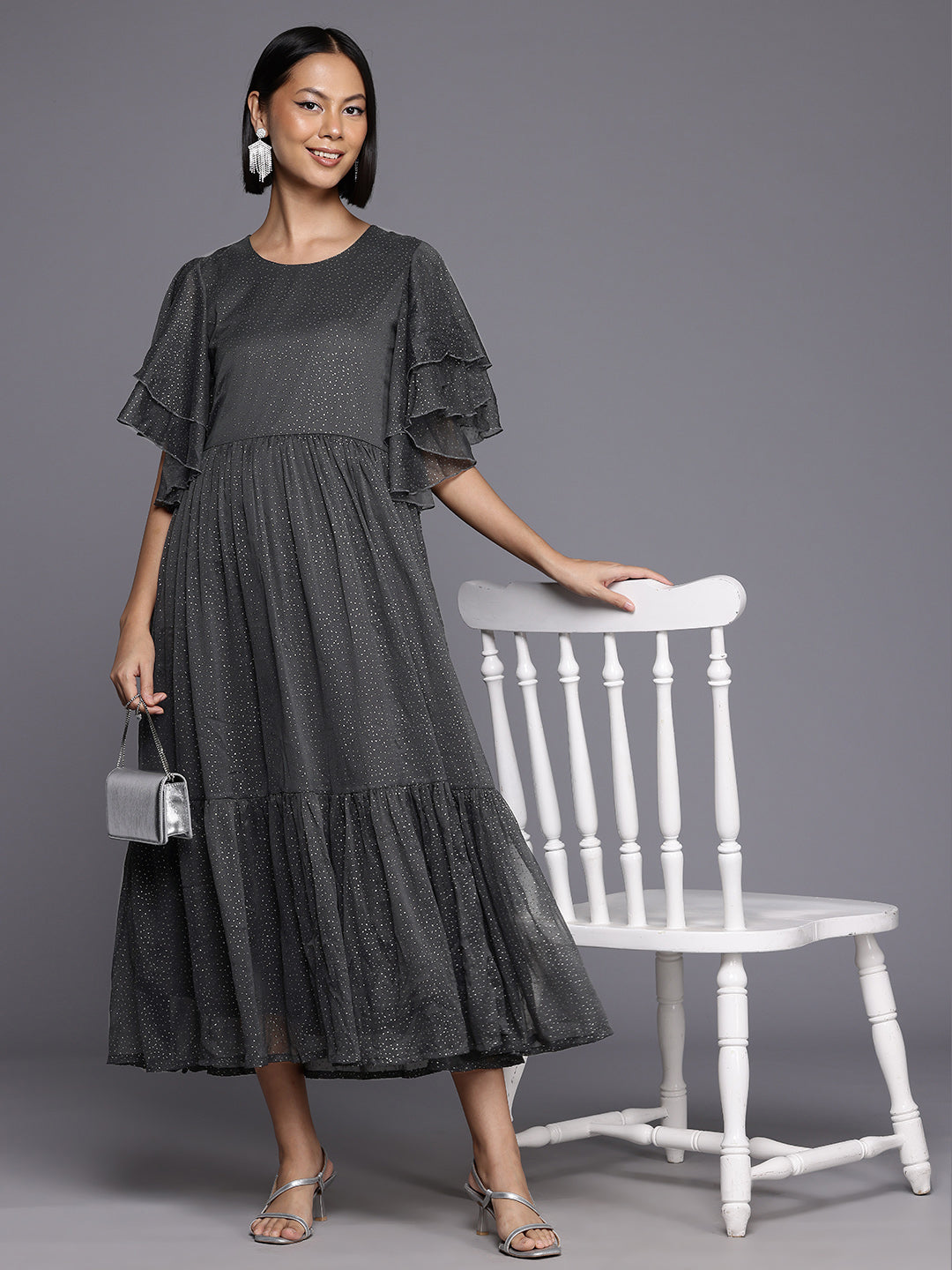 Solid A-Line Dress - Women's Western Wear | [Brand Name]