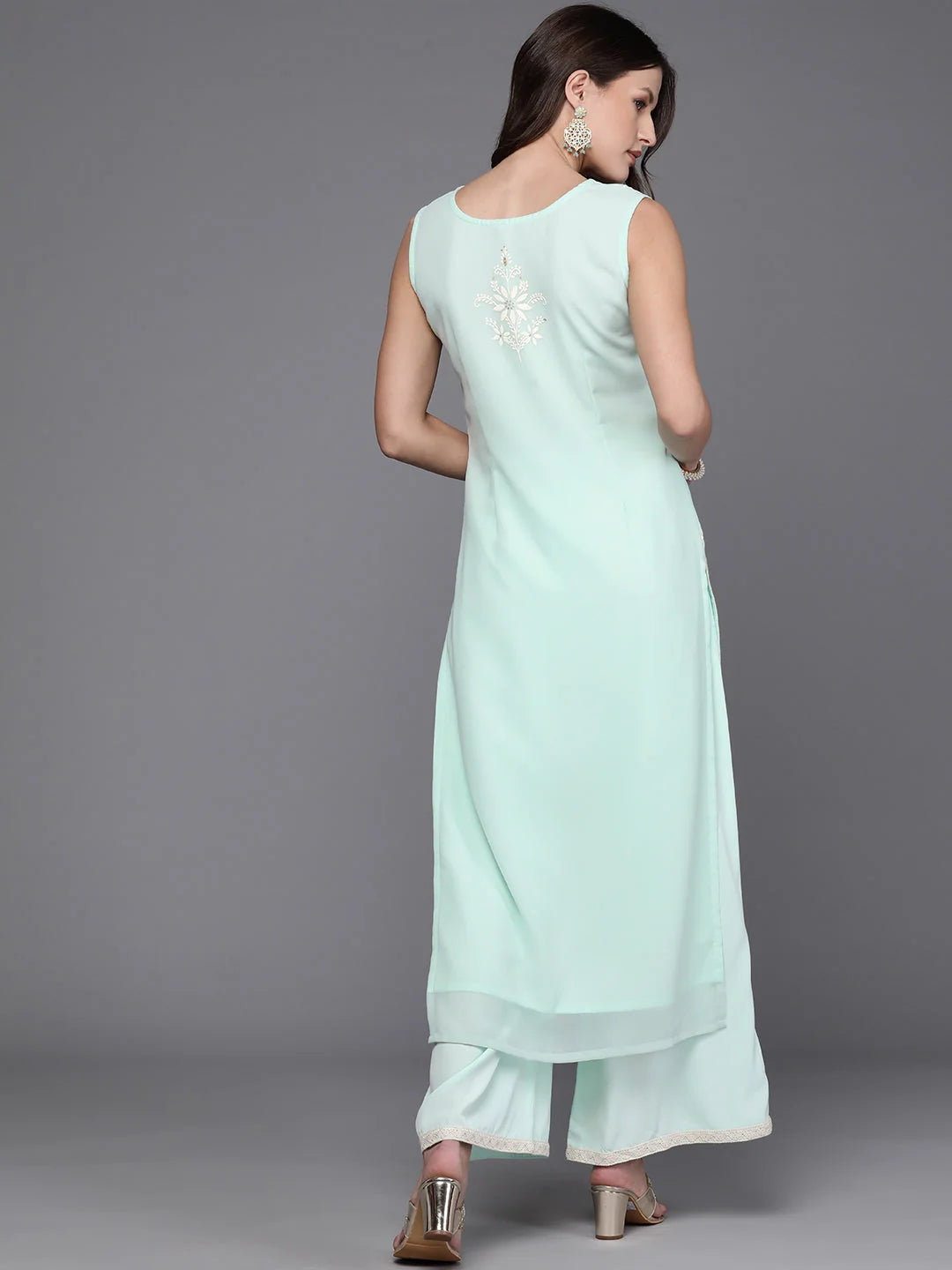 Women's Floral Printed Kurta Palazzo Set - Stylish & Comfortable