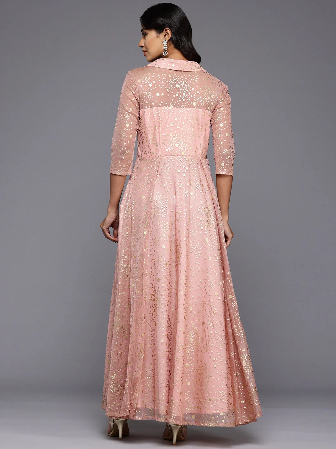 Polka Dot Maxi Wrap Dress - Shop Indian Dresses Online