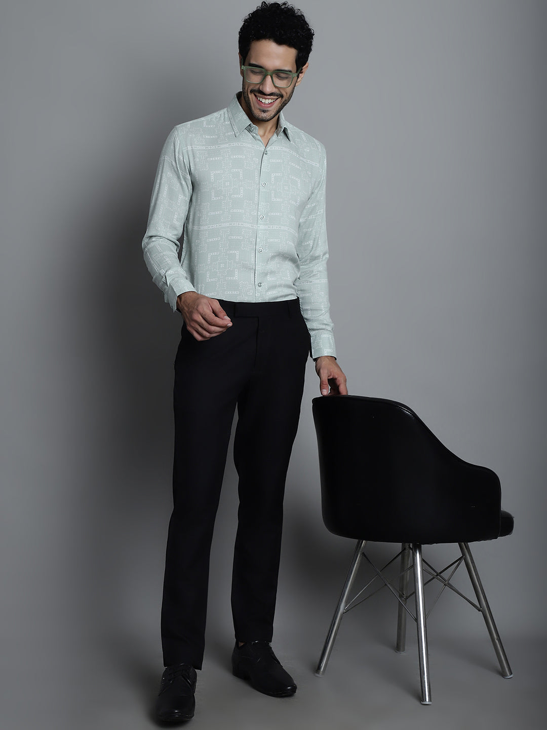 Geometric Printed Formal Shirts - SF 897| Mens Shirt Online