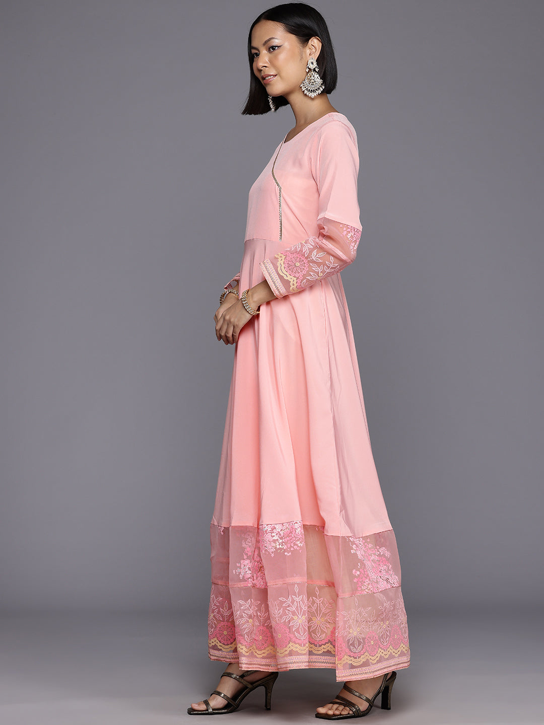 Floral Maxi Dress: Indian Dresses with Dupatta Online