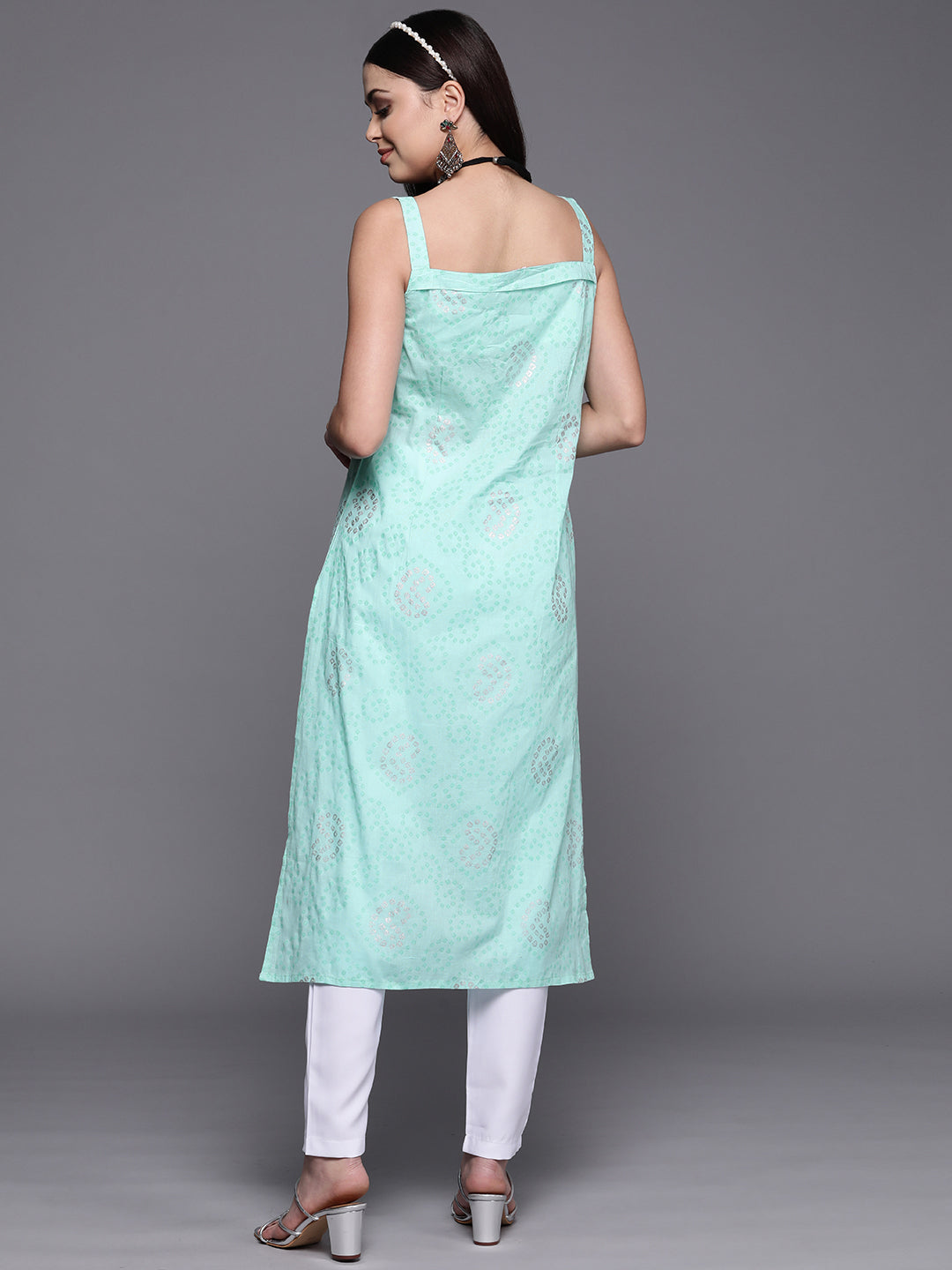Blue Cotton Printed Indian Kurtas - Affordable and Stylish