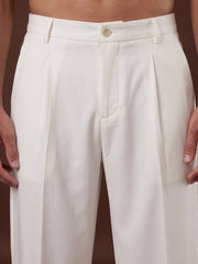 Men Straight Fit Korean Pants ( JFGP 305White  )