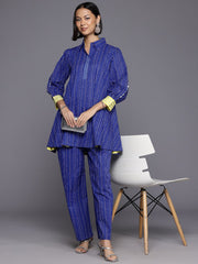 Printed Pure Cotton Tunic With Palazzos-AHTUPZ-COMBO-817