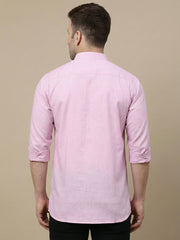 Solid Cotton Blend Short Kurta (65KO 5395 Pink ) [FF] [P-7]