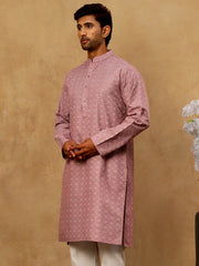 Traditional Printed Kurta for Men ( 65KO 5470Magenta )