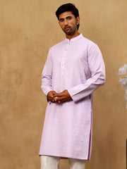 Traditional Printed Kurta for Men ( 65KO 5470Purple )