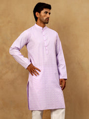 Traditional Printed Kurta for Men ( 65KO 5470Purple )