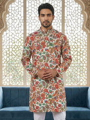 Paisley Floral Printed Kurta ( 65KO 5524Multi ) [FF] [L-7]