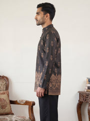 Premium Printed & Thread Work Kurtas ( 65KO 5569Black ) [FF] [A-8]