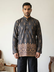 Premium Printed & Thread Work Kurtas ( 65KO 5569Black ) [FF] [A-8]