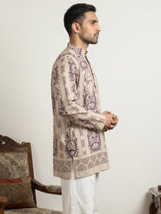 Cotton Blend Ethnic Printed Kurtas ( 65KO 5573Beige ) [FF] [H-6(A-1-2-3-4)]