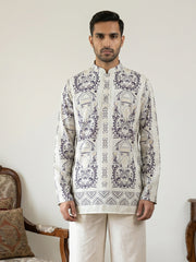 Cotton Blend Ethnic Printed Kurtas ( 65KO 5573White ) [FF] [H-6(A-1-2-3-4)]