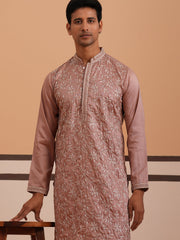 Heavy Floral Thread Work Kurta Set ( 65KP P 5359 P 5359Peach ) [FF] [B-1-2]