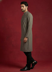Men Japanese Imported Embroidered Kurta Set ( 65KP 5474Brown S ) [FF] [I-1] [FF] [M-5]