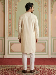 Luxury Japanese Kurta Set for Men ( 65KP 5503White S ) [FF] [H-10]