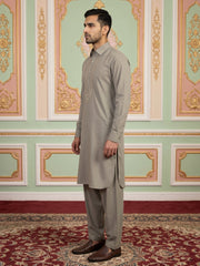 Premium Japanese Embroidery Pathani Kurta Set ( 65KP 5539Beige ) [FF] [F-8]