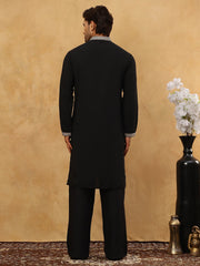 Luxury Japanese Imported Kurta Set for Men ( 65KP PJ11B 5503Black )