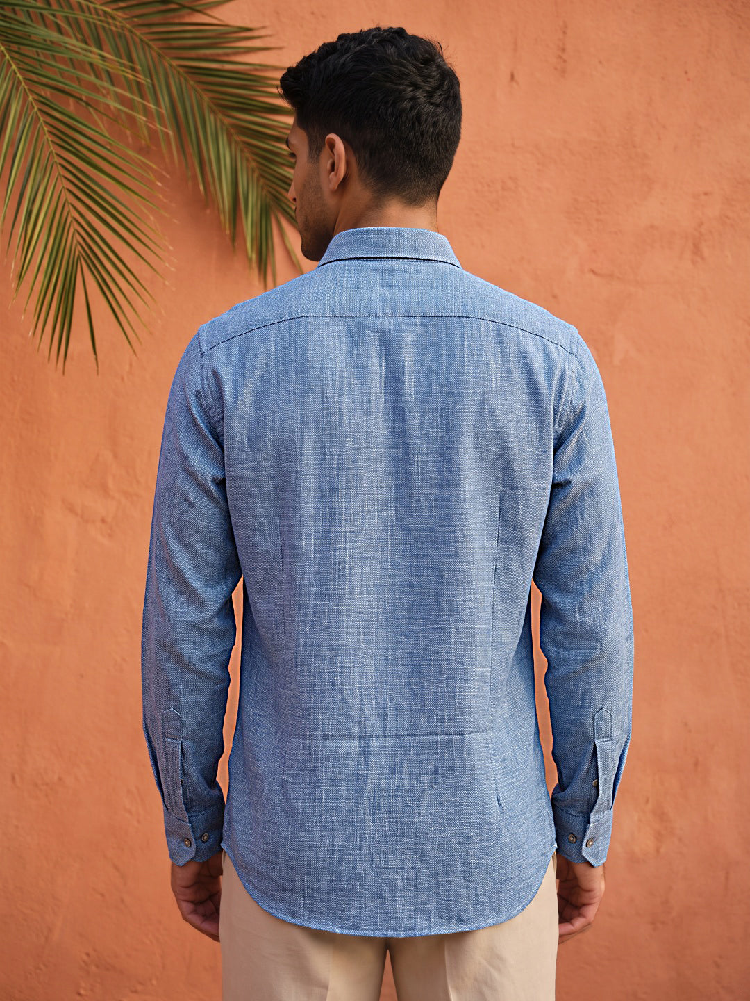 DesiQlo Men Solid Kurta Only - Blue
