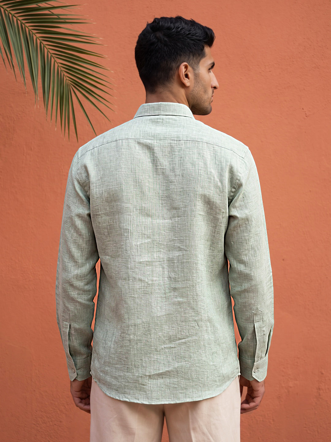 DesiQlo Men Solid Kurta Only - Green