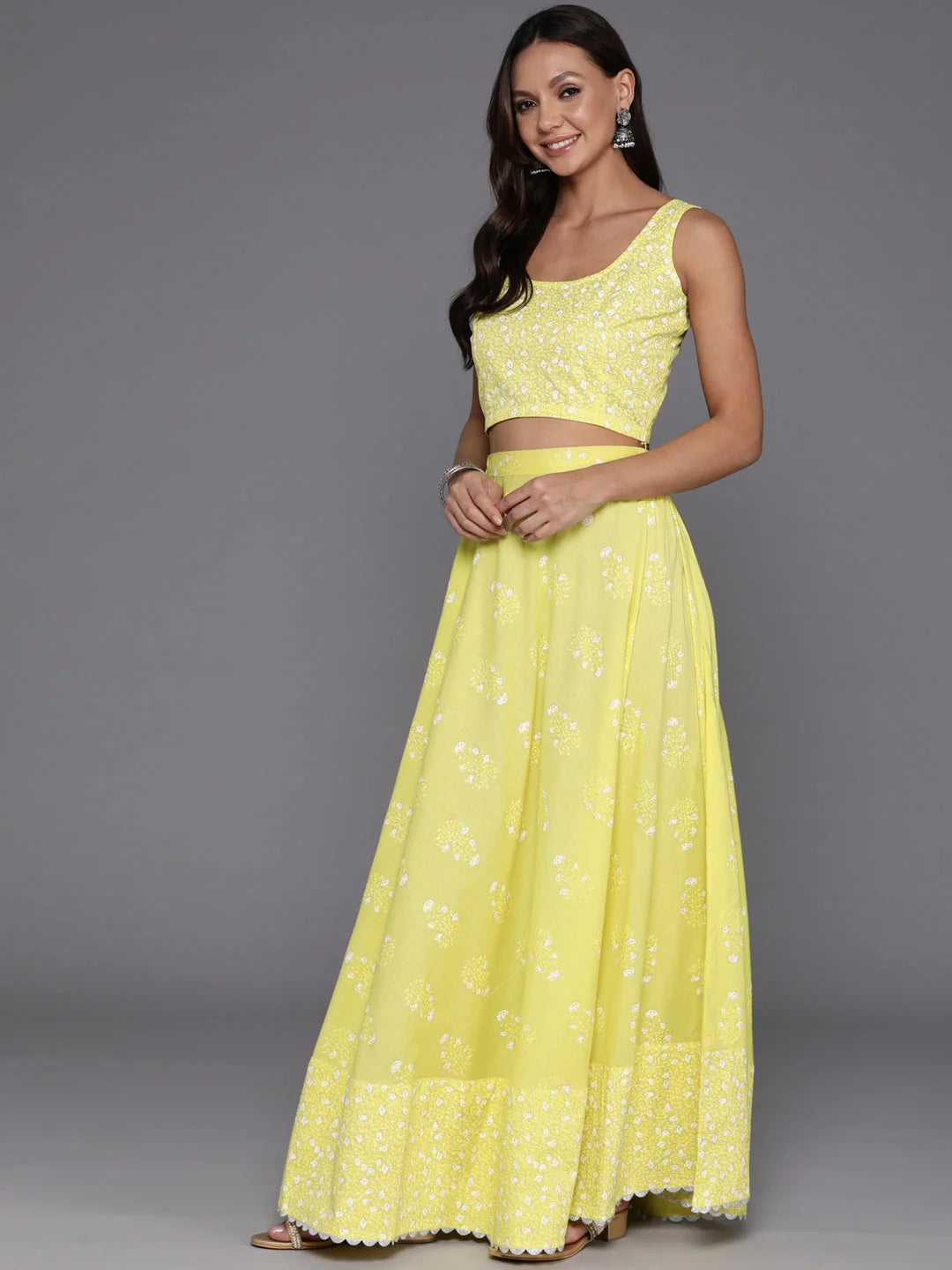 Printed Cotton Lehenga Choli - Women's Festive Lehenga Collection