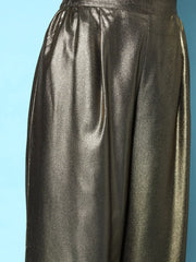 Gold Toned Solid Kurta with Palazzos-AHKUPZ-COMBO-774-FF