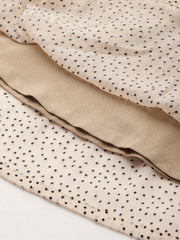 Women Polka Dot Printed A Line Dress-AHDRCFFLP-1