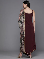 Women Regular Kurta with Palazzos & With Dupatta-AHKUPZDU-COMBO-877