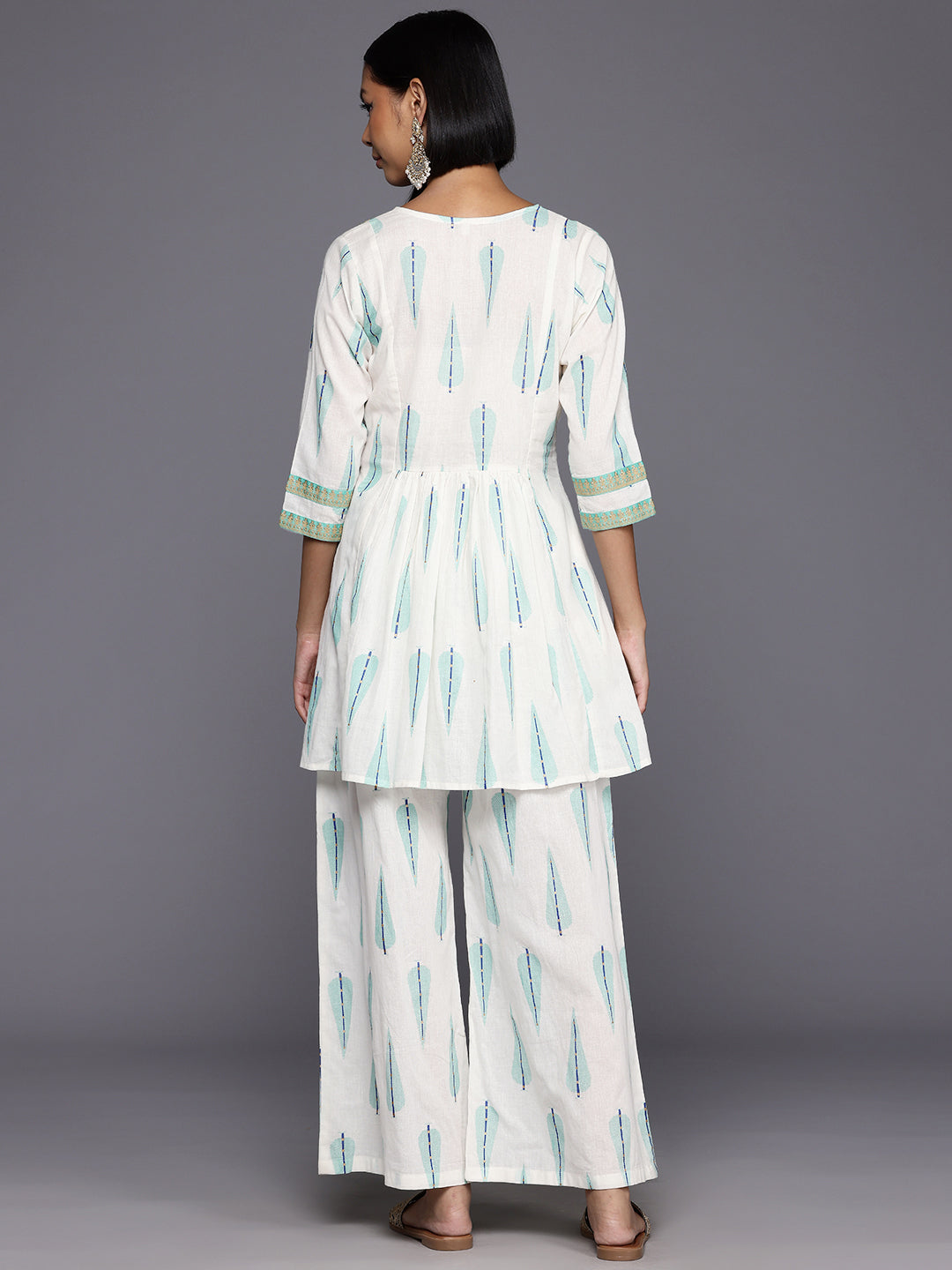 Printed Tunic & Palazzo Set - Stylish Co Ord Sets for Women