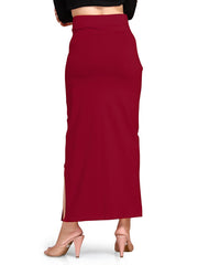 Women's Maroon Lycra High Rise Saree Shapewear-7-PL-MAROON