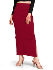 Women's Maroon Lycra High Rise Saree Shapewear-7-PL-MAROON