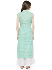 Women Green Solid Straight Kurta ( JOK 1032 Green )-JOK-1032